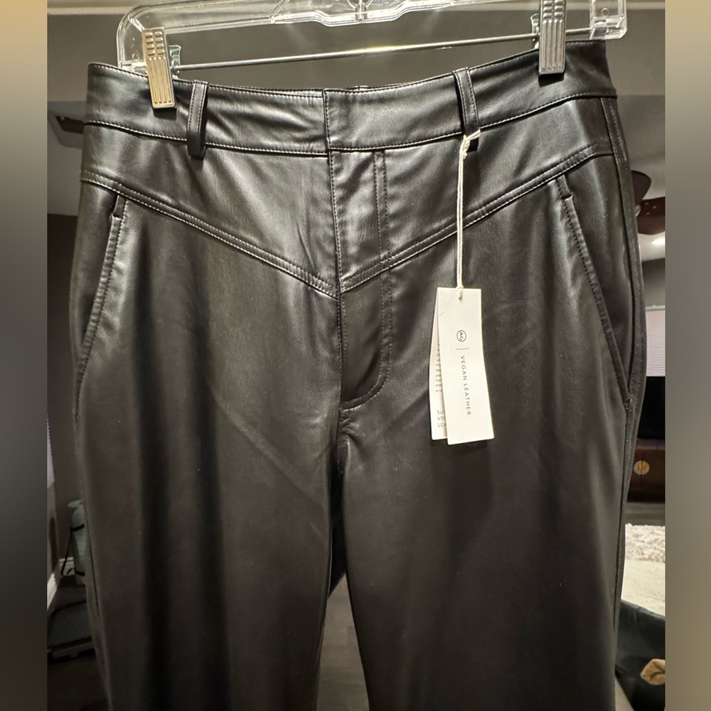AG Vegan Leather Pants, new with tags.